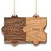 Algopix Similar Product 15 - You And Me Puzzle Piece Wood Ornament