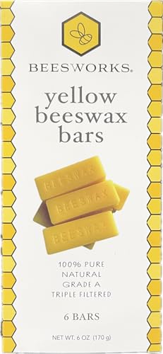 Algopix Similar Product 2 - Beesworks Yellow Beeswax Bars 6 oz