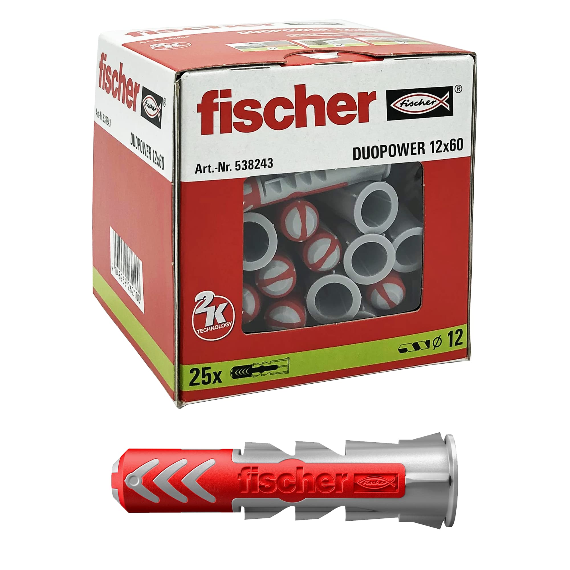 Algopix Similar Product 10 - Fischer DuoPower Wall Plug Ohne