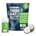 Algopix Similar Product 15 - Coromega MAX 2400mg Omega3 Fish Oil 