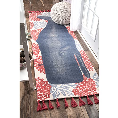 Algopix Similar Product 3 - nuLOOM Thomas Paul Printed Flatweave