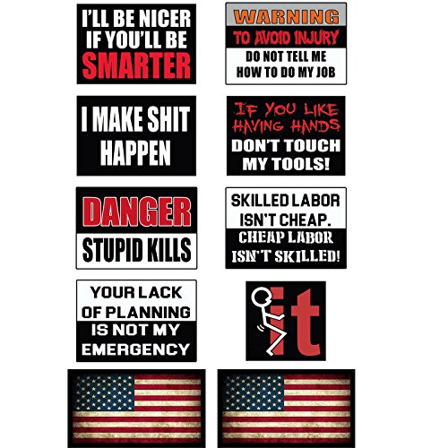 Algopix Similar Product 12 - Funny Hard Hat  Helmet Stickers 10