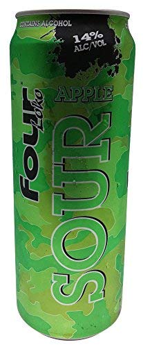 Algopix Similar Product 7 - Four Loko Sour Apple Single 24 Ounce