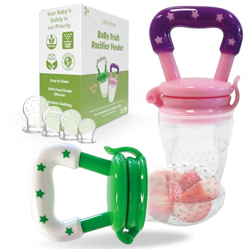 Algopix Similar Product 11 - Baby Fruit Feeder Teething Pacifier