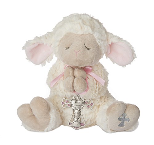 Algopix Similar Product 14 - Ganz Serenity Lamb with Crib Cross