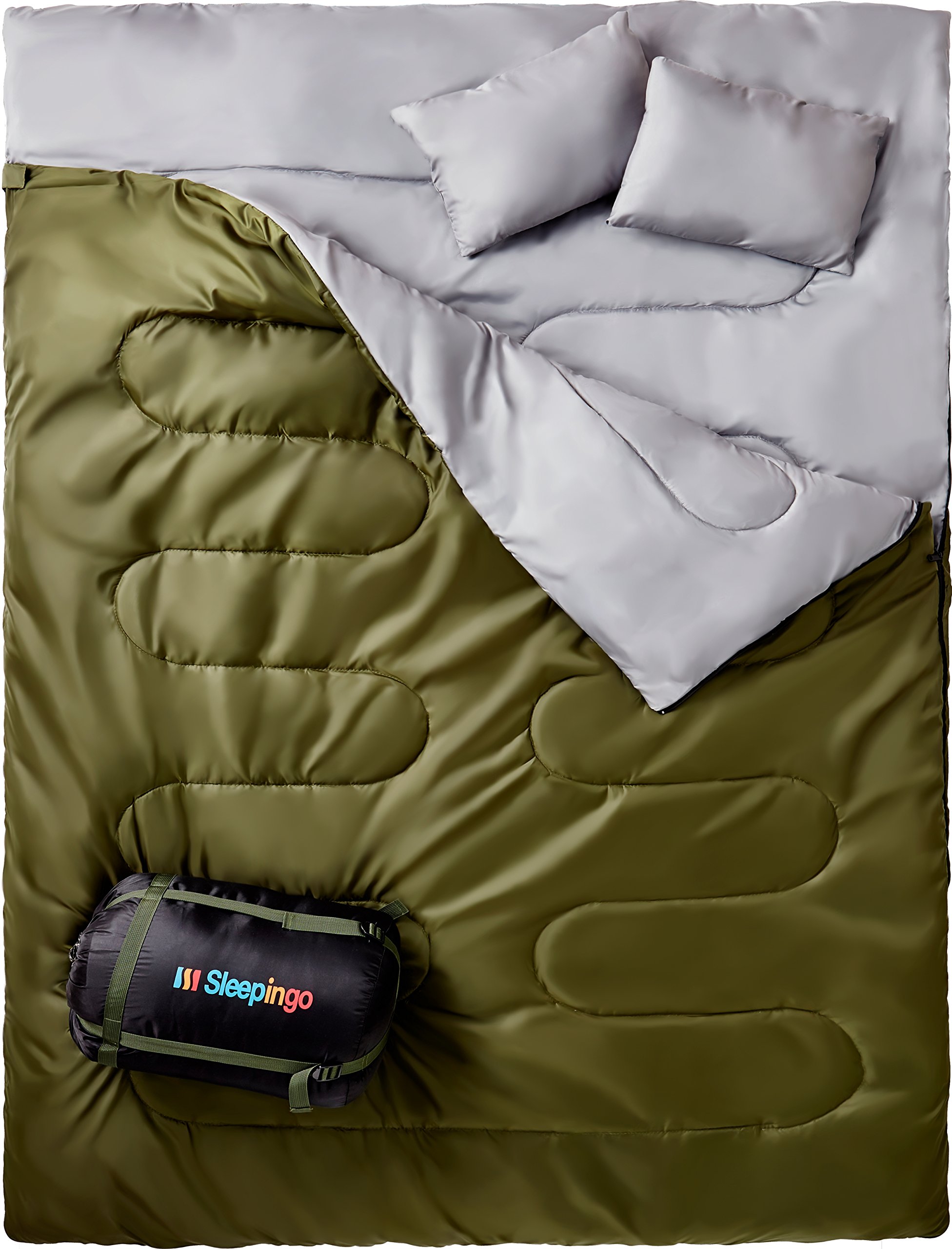 Algopix Similar Product 11 - Sleepingo Double Sleeping Bags for