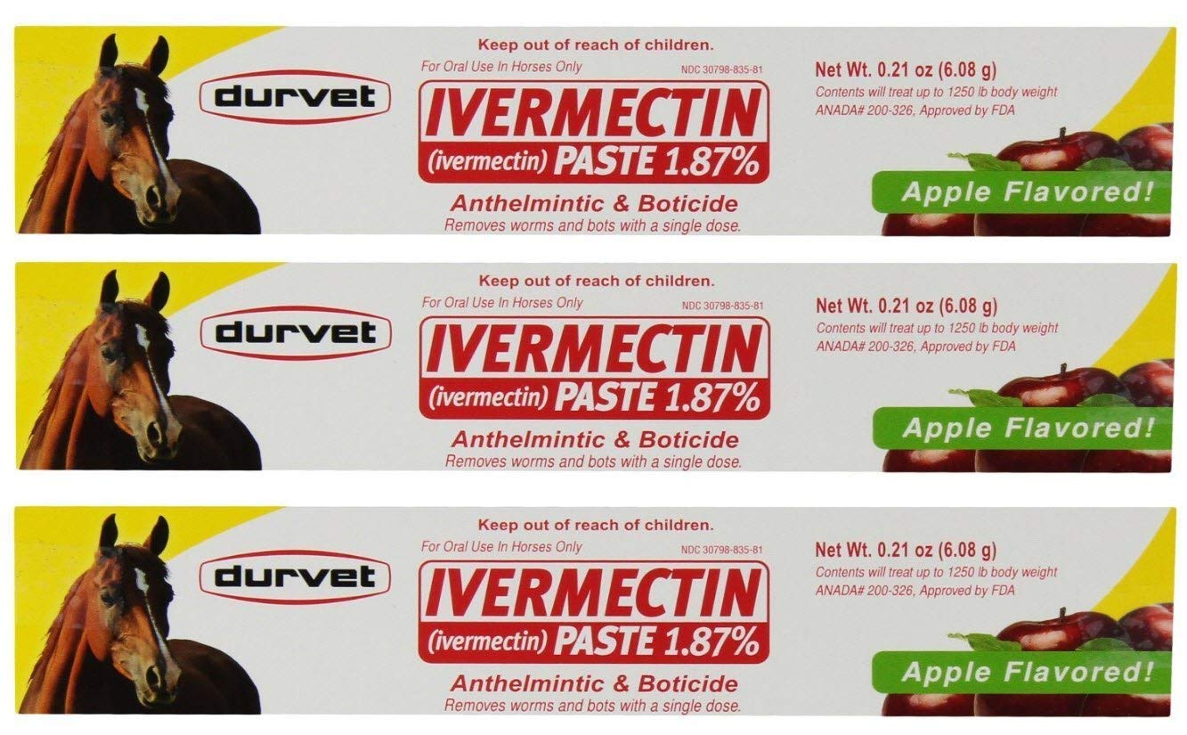 Algopix Similar Product 5 - Durvet Ivermectin Paste 187 Removes
