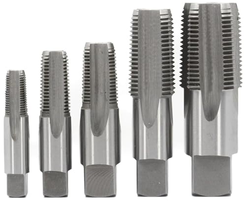 Algopix Similar Product 9 - Drill America 5 Piece NPT Pipe Tap Set