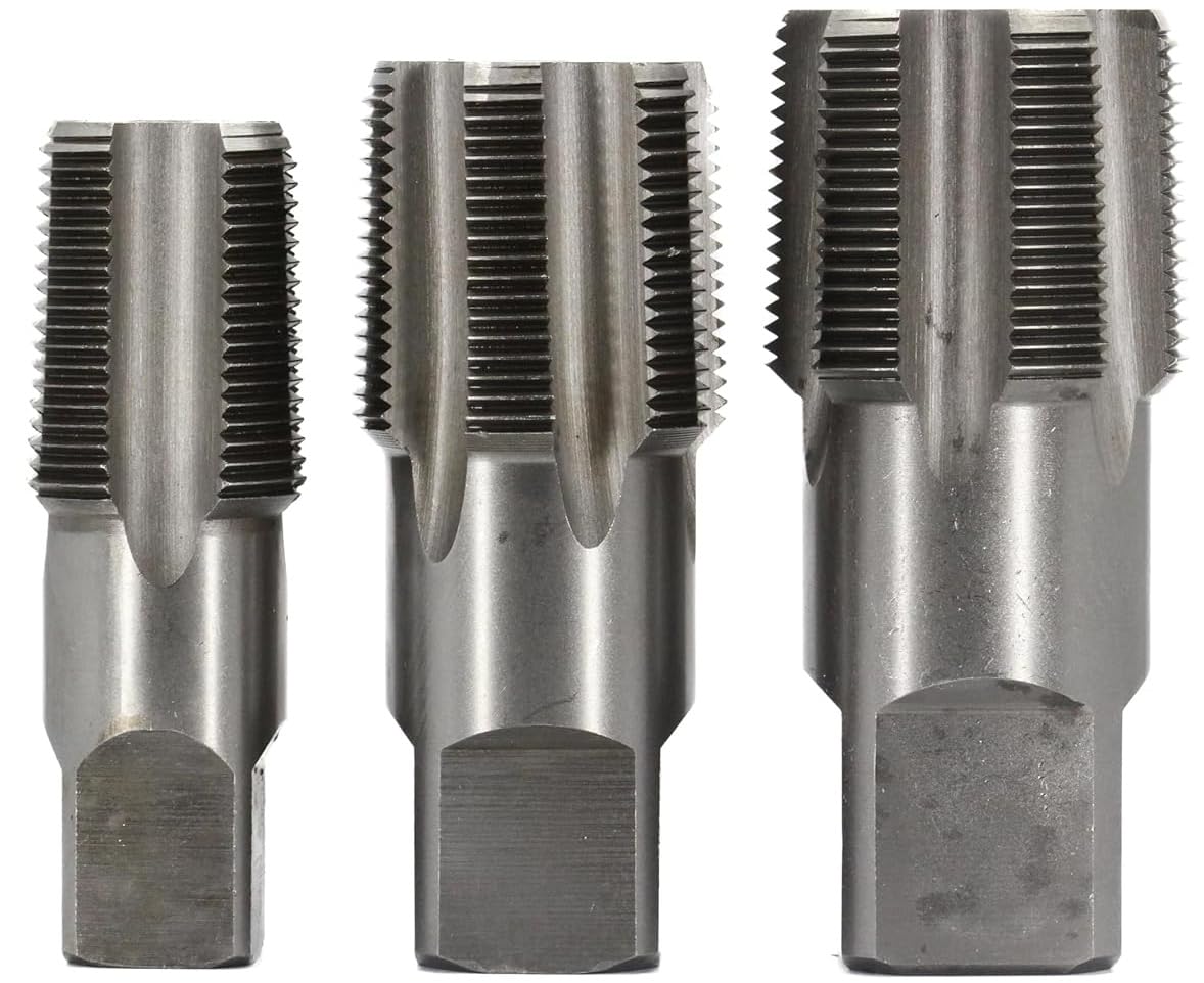 Algopix Similar Product 3 - Drill America 3 Piece NPT Pipe Tap Set