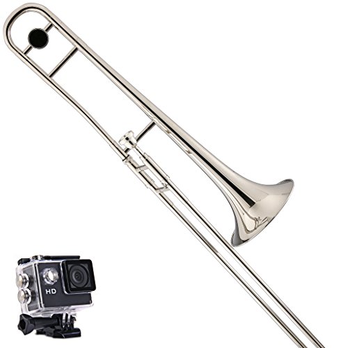 Algopix Similar Product 16 - Kaizer Trombone B Flat Bb Nickel Silver