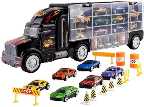 Algopix Similar Product 16 - Toy Truck Transport Car Carrier Toy for