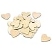 Algopix Similar Product 15 - 2Inch Wood Heart 100pcs Blank