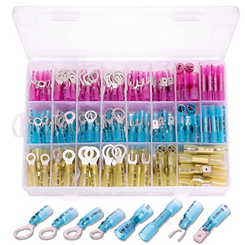 Algopix Similar Product 13 - Heat Shrink Wire Connectors Kit Ginsco