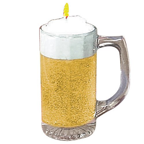 Algopix Similar Product 13 - Beer Mug Candle by Shindigz