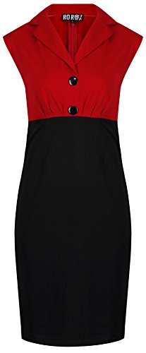 Algopix Similar Product 7 - Rockabilly 50s Polka Floral Cherries