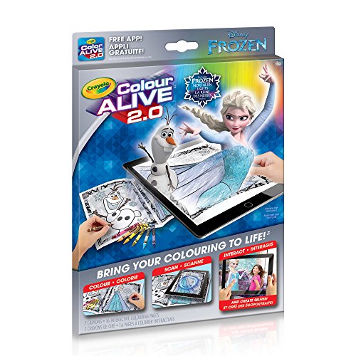 Algopix Similar Product 10 - Disney Frozen Crayola Color ALIVE 20