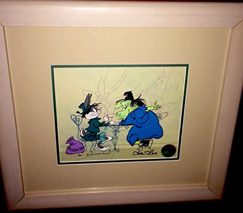 Algopix Similar Product 16 - Chuck Jones Signed cel BUGS BUNNY WITCH