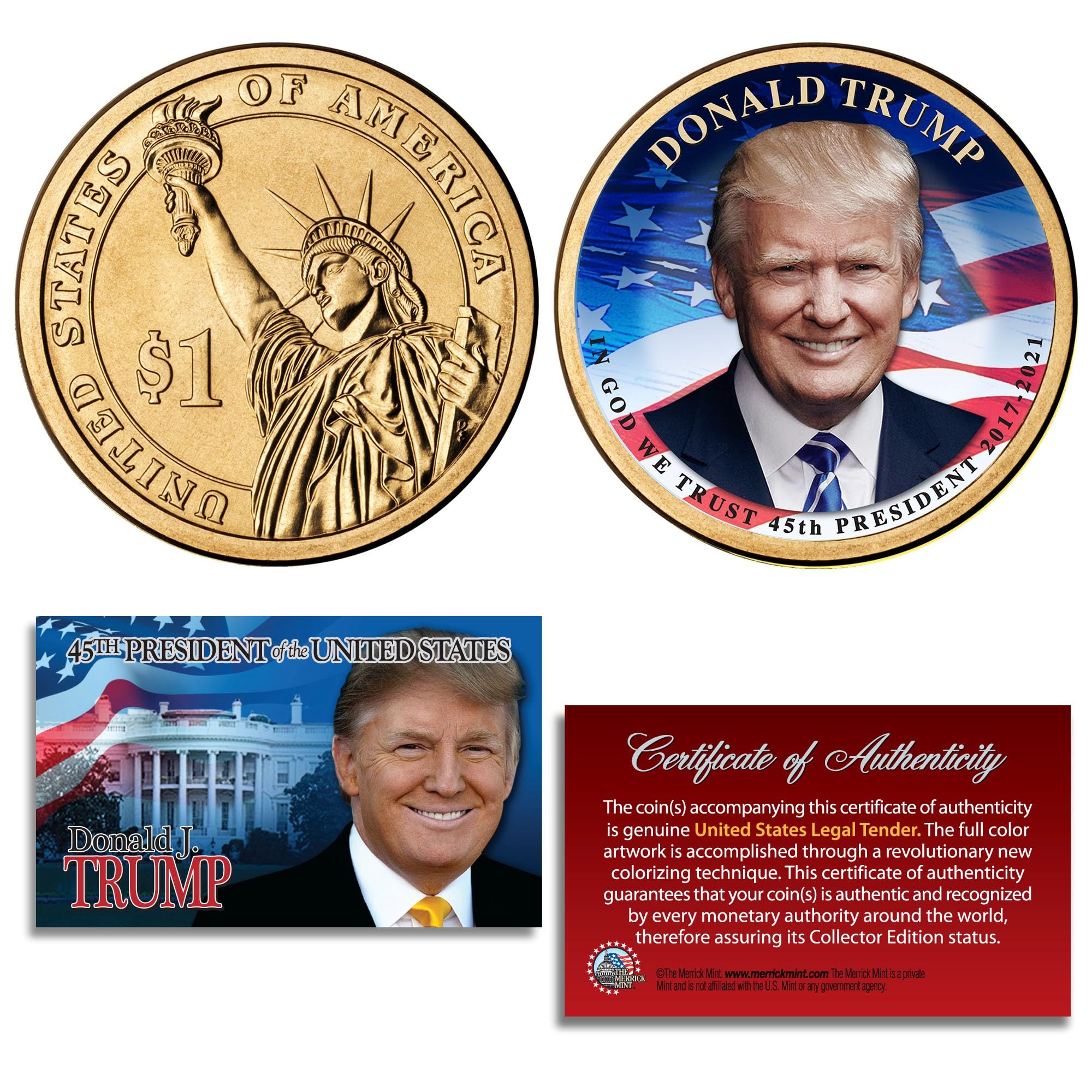 Algopix Similar Product 8 - Donald Trump 45th President Official