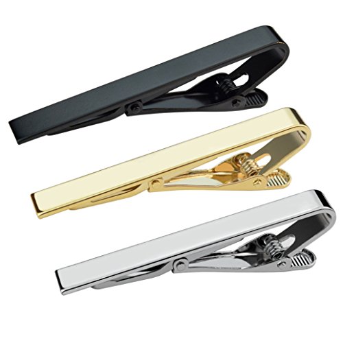 Algopix Similar Product 19 - Lystaii 3pcs Tie Bar Clip Tie Tack