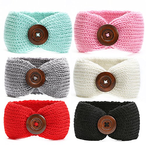 Algopix Similar Product 19 - Baby Girl Headbands Handmade Warm