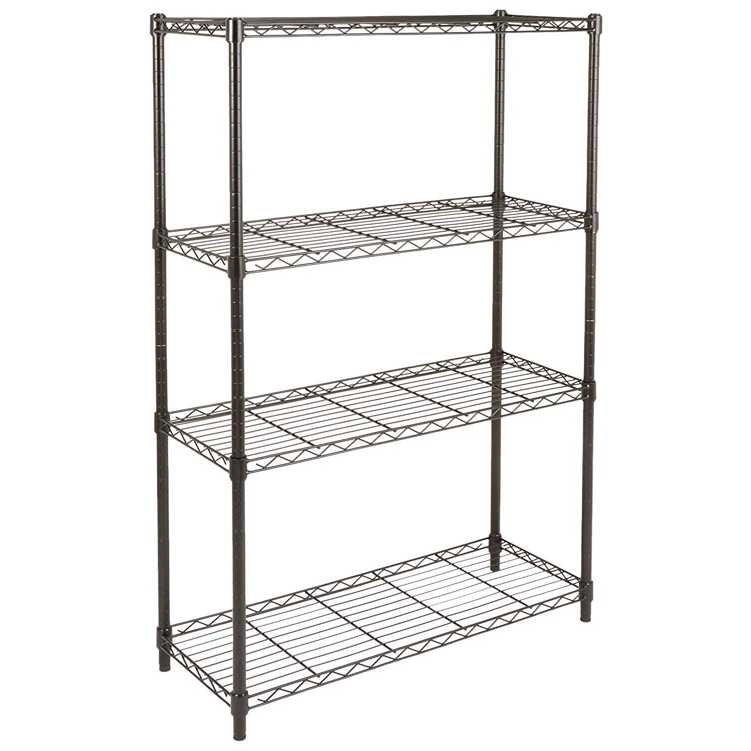 Algopix Similar Product 14 - Amazon Basics 4Shelf Adjustable Heavy