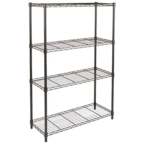 Algopix Similar Product 12 - Amazon Basics 4Shelf Adjustable Heavy