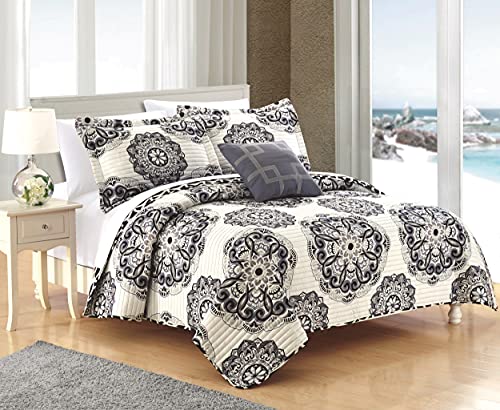 Algopix Similar Product 6 - Chic Home Madrid 4 Piece Reversible