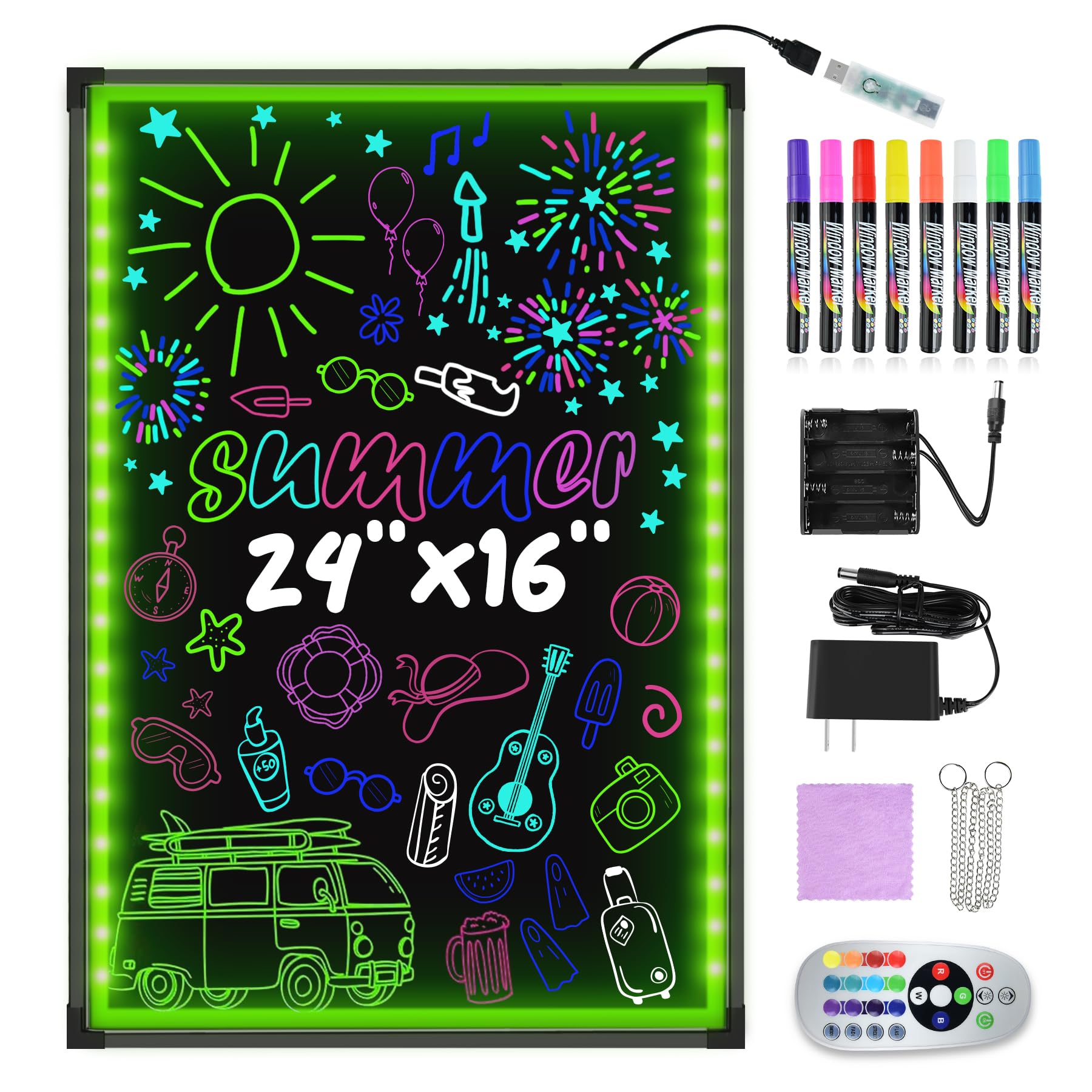 Algopix Similar Product 8 - Hosim LED Message Writing Board 24 x