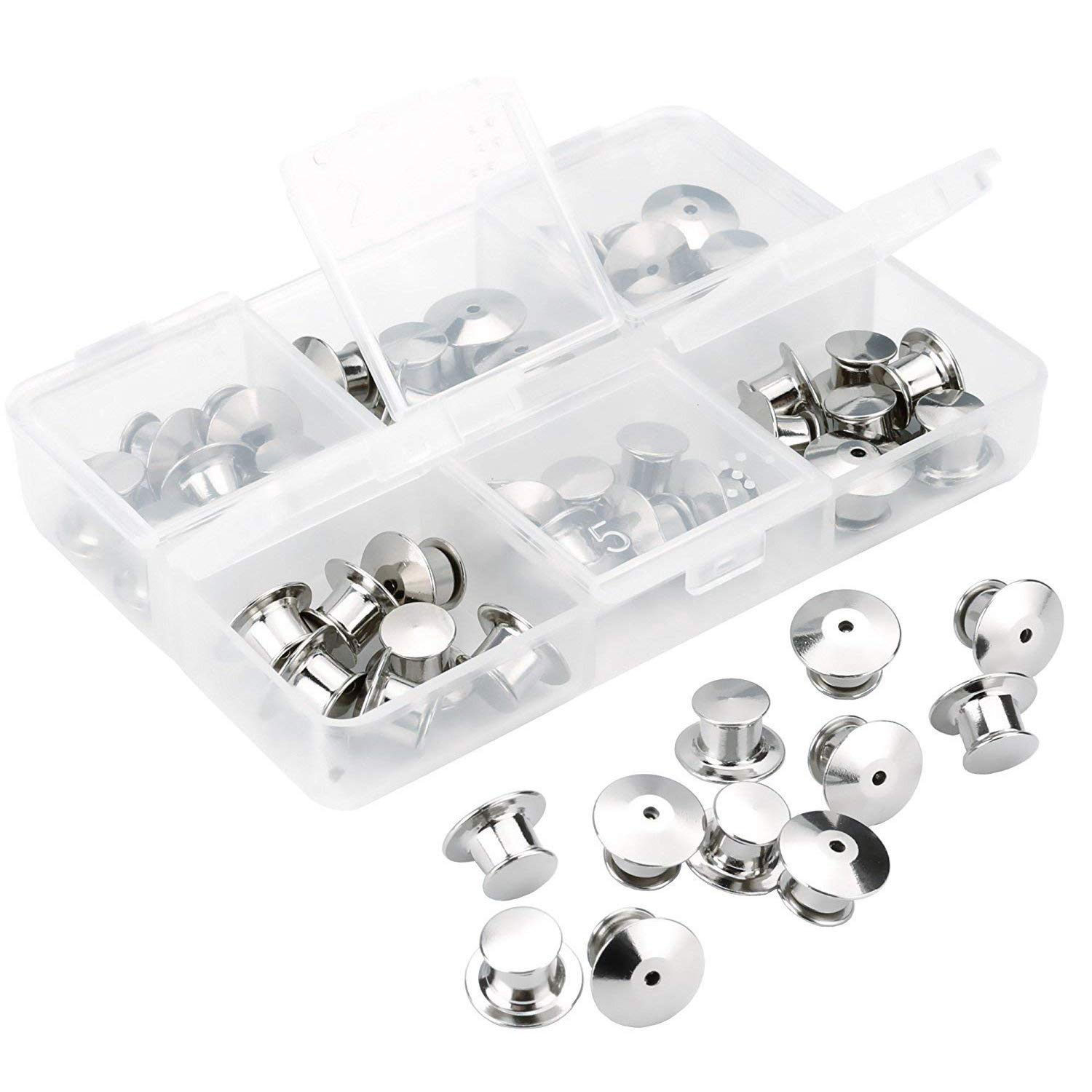 Algopix Similar Product 19 - SUBANG 40 Pieces Metal Pin Backs