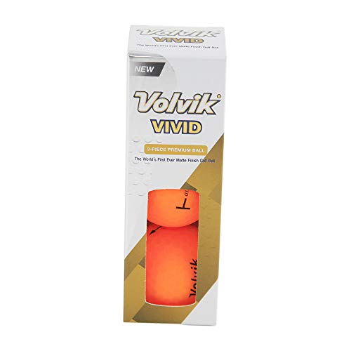 Algopix Similar Product 6 - Volvik Vivid Golf Balls Sleeve of 3