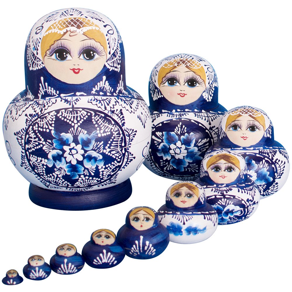 Algopix Similar Product 11 - YAKELUS Russian Nesting Dolls for Kids