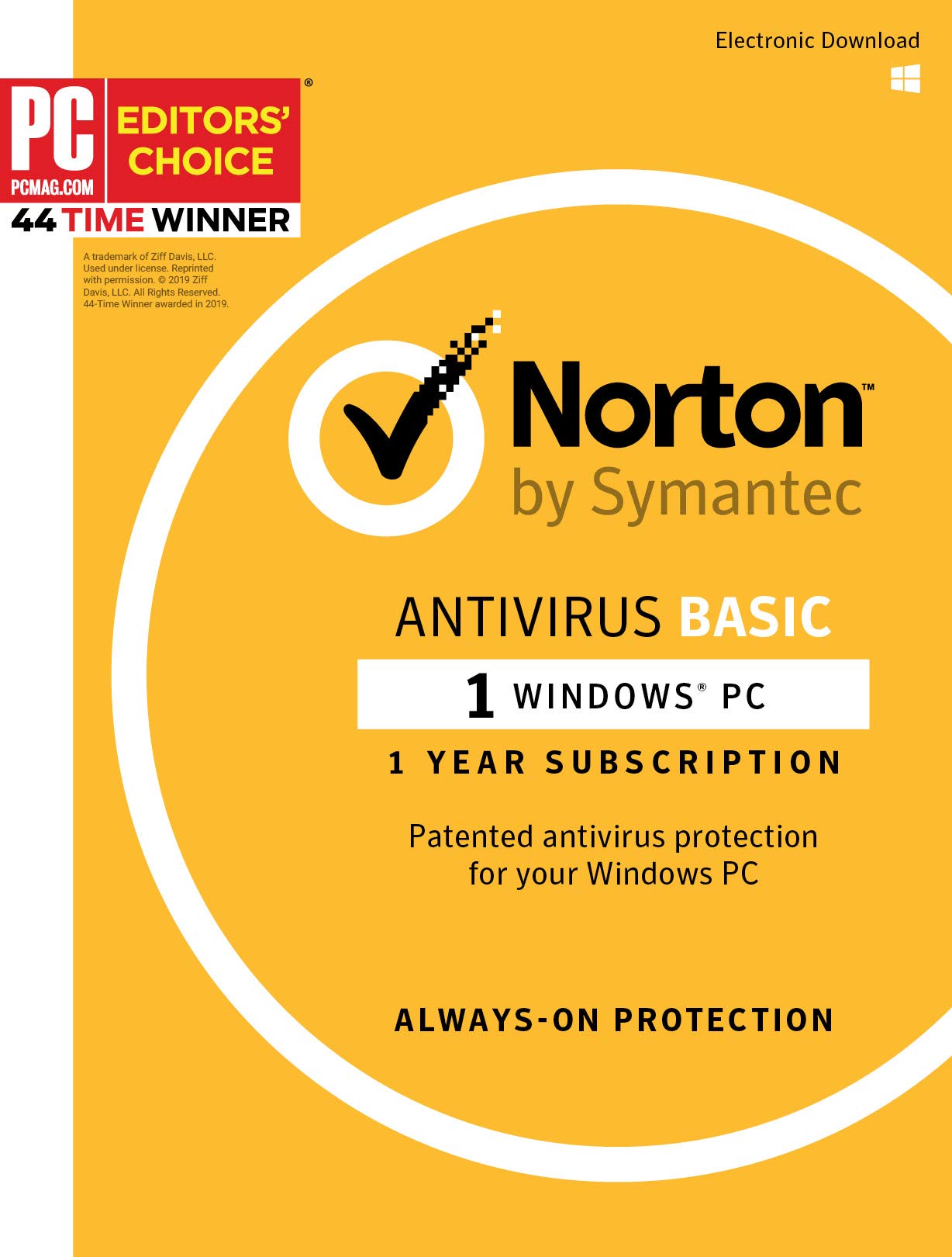 Algopix Similar Product 18 - Norton AntiVirus  1PC 1 Year