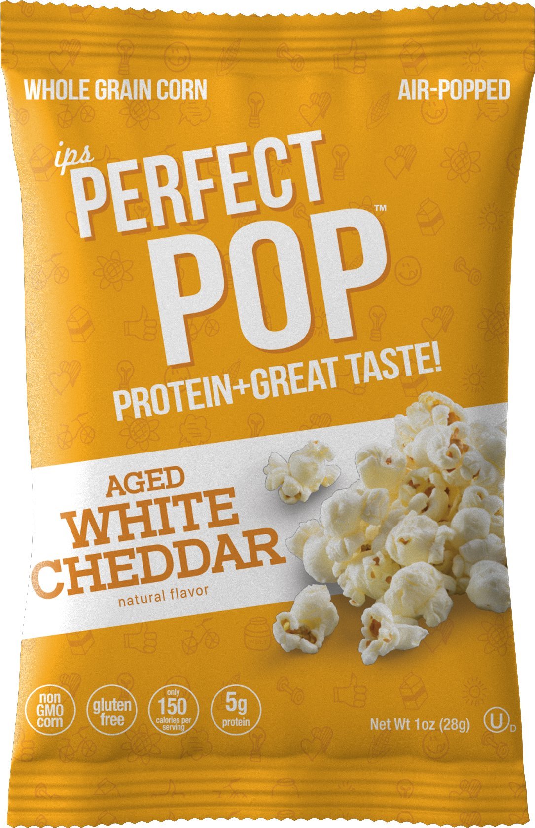 Algopix Similar Product 17 - Ips Popcorn  The Protein Snack  White