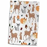 Algopix Similar Product 7 - 3D Rose Woodland Animals PatternFawn