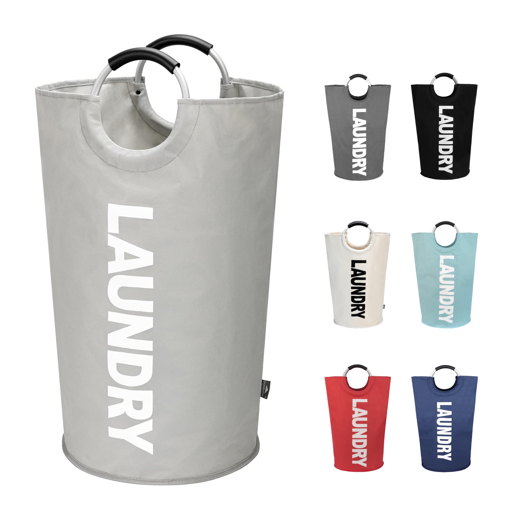 Algopix Similar Product 11 - DOKEHOM 82L Large Laundry Basket