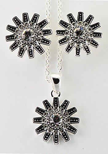 Algopix Similar Product 2 - Jewelry set, spur rowel crystal stones
