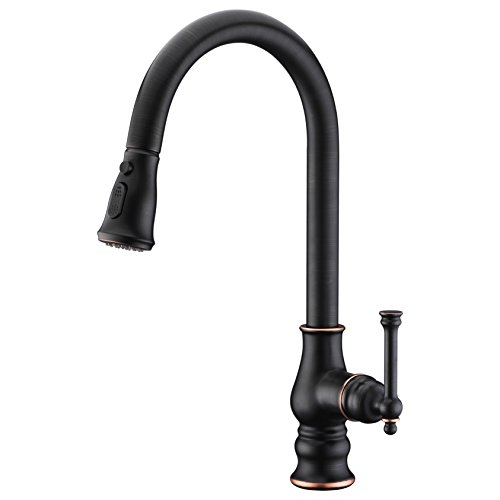 Algopix Similar Product 7 - Kitchen Faucet with Pull Out Sprayer