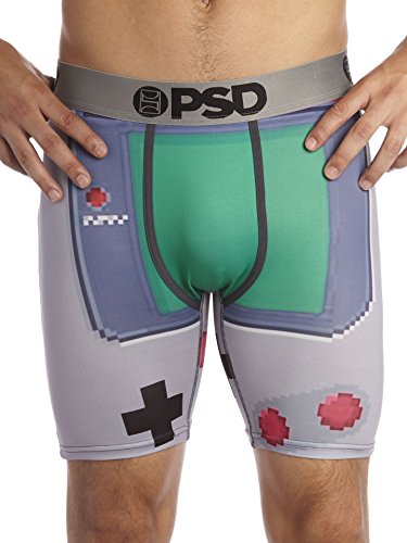 Algopix Similar Product 8 - PSD Underwear Men' Gameboy, Gray, Medium