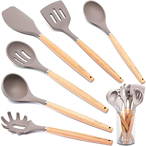 Algopix Similar Product 17 - Silicone Bamboo Nonstick Kitchen