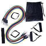 Algopix Similar Product 20 - 11 PCS Resistance Band Set Yoga Pilates