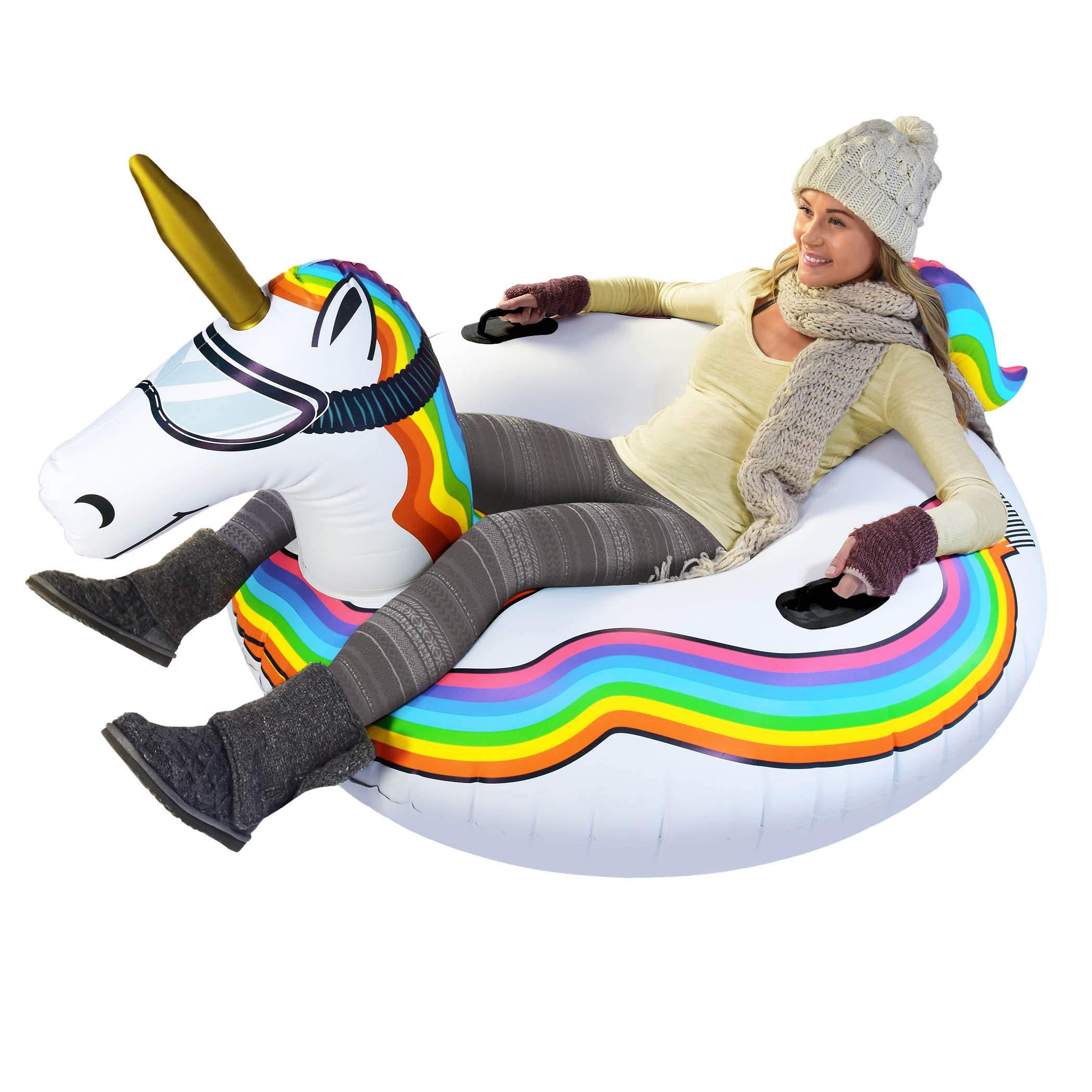 Algopix Similar Product 1 - GoFloats Winter Snow Tube  Inflatable