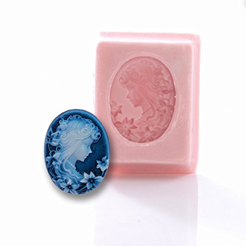 Algopix Similar Product 20 - Victorian Lady Cameo Silicone Mold Food