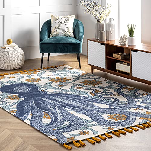 Algopix Similar Product 13 - nuLOOM Thomas Paul Printed Flatweave
