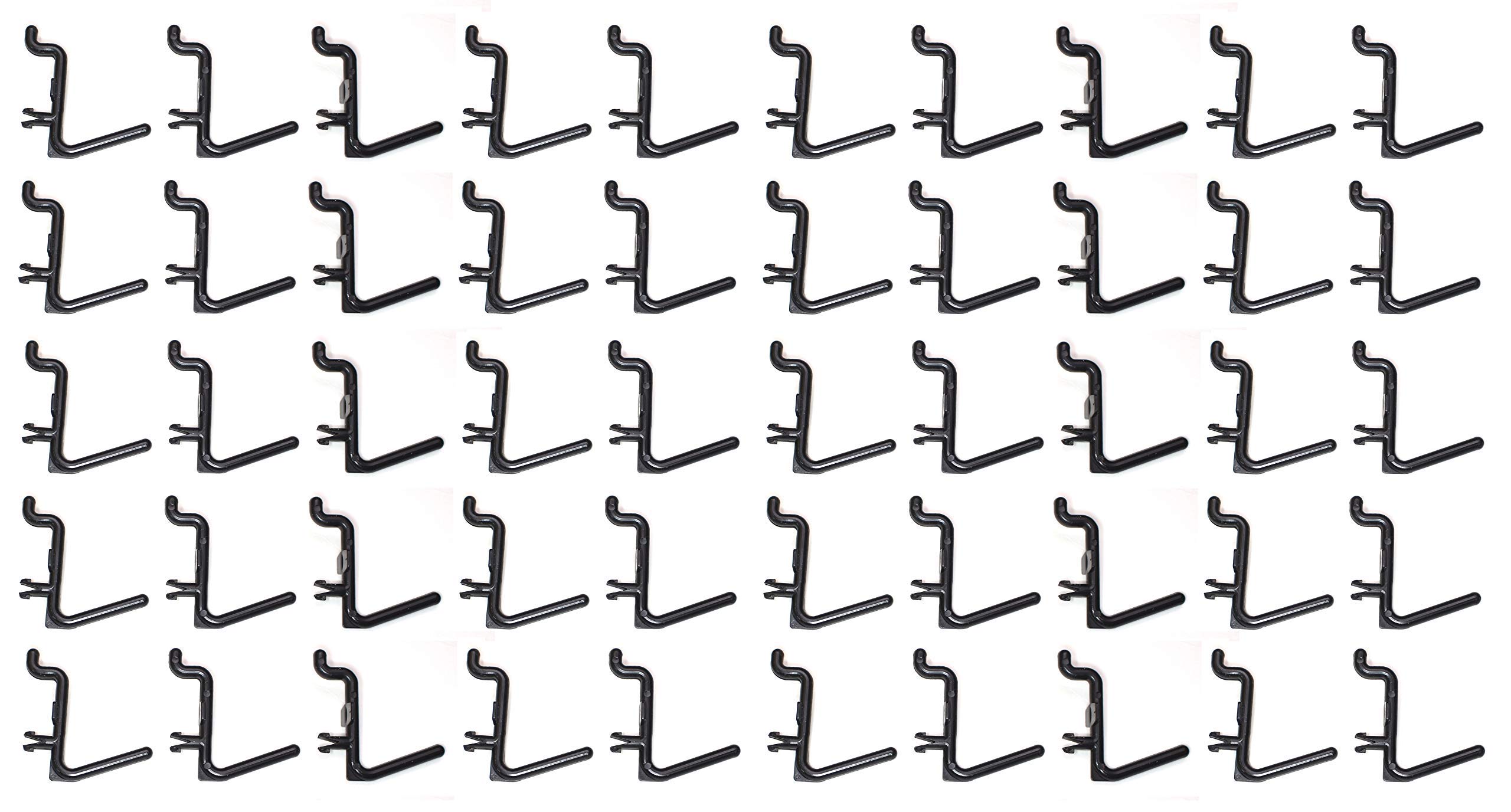 Algopix Similar Product 1 - Plastic L Style Peg Board Hook Kit 