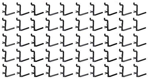 Algopix Similar Product 8 - Plastic L Style Peg Board Hook Kit 