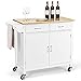 Algopix Similar Product 9 - Giantex Kitchen Island Rolling Kitchen