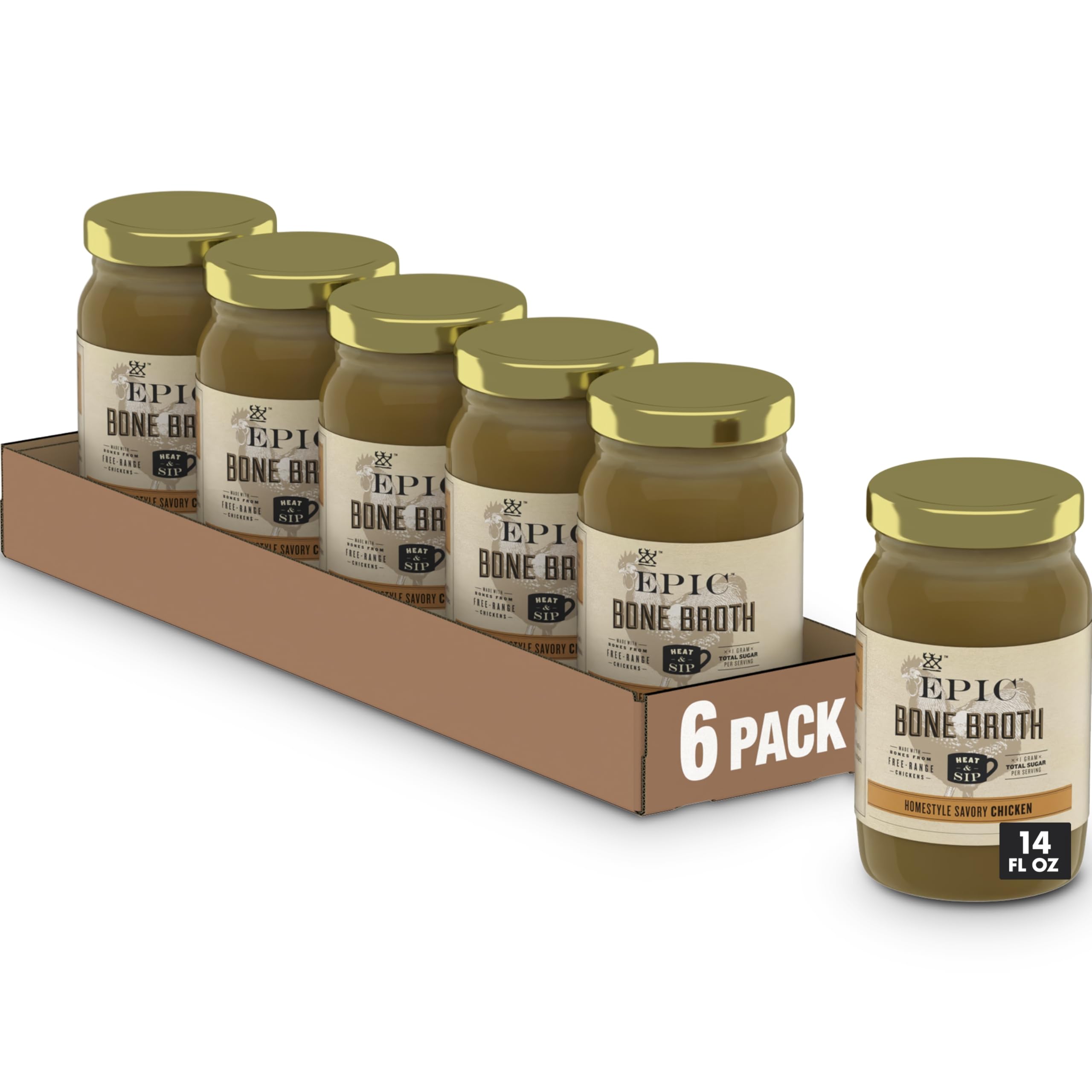 Algopix Similar Product 4 - EPIC Bone Broth Homestyle Savory
