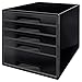 Algopix Similar Product 1 - Leitz Cube 5 Drawer Desk Organizer