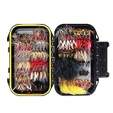 Algopix Similar Product 17 - Croch 60pcs  120pcs Fly Fishing Dry