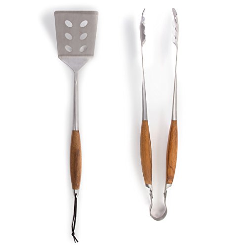 Algopix Similar Product 3 - Schmidt Brothers Bonded Teak BBQ Tool